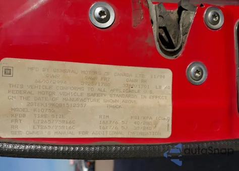 1995 GMC Sierra K1500 из США, поврежденный, VIN 2GTEK19K0S1512357